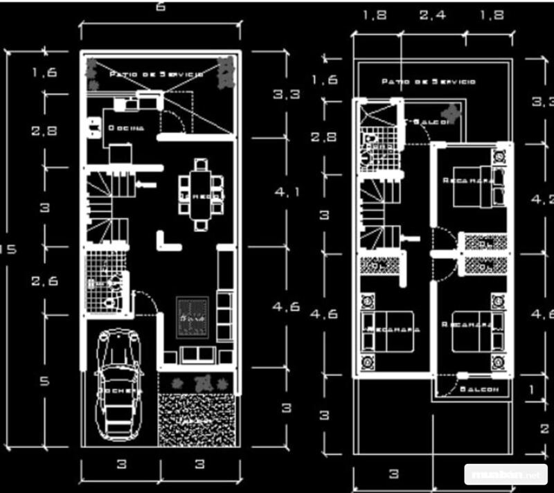 Thiết kế 1 trệt 1 lầu đơn giản