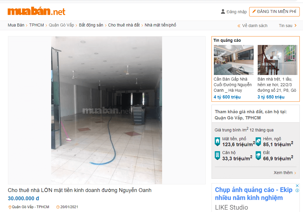 Mặt Bằng Nhà Phố 5M Kinh Doanh Gì Phù Hợp? 8 Cho Thuê Nhà Lớn Mặt Tiền Kinh Doanh Đường Nguyễn Oanh