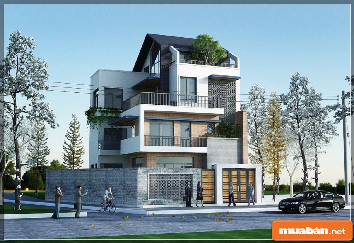 Thiết Kế Nhà Góc 2 Mặt Tiền Và Yếu Tố Phong Thủy Cần Biết 7 Thiết Kế Nhà Góc 2 Mặt Tiền