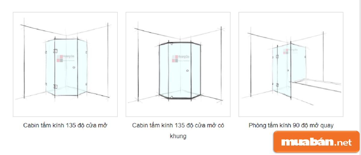 Vách kính nhà tắm