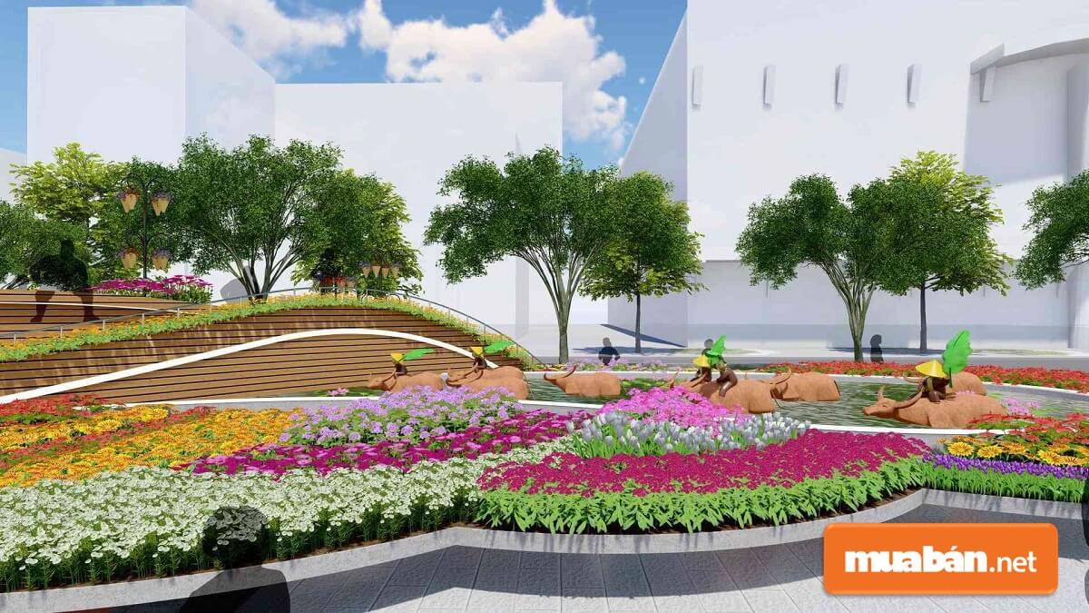 Video timelapse (tua nhanh toàn cảnh diễn biến xây dựng đường hoa) được chiếu vào ngày 09/02/2021 ngay sau lễ khai mạc đường hoa.