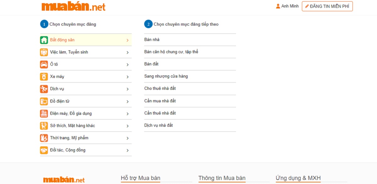 Những trang web đăng tin bất động sản miễn phí