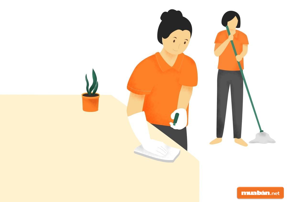 Giúp việc theo giờ là công việc có nhiều cơ hội với mức thu nhập cao