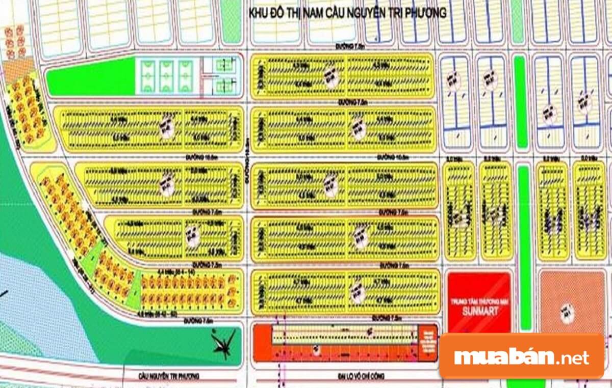 Khu đô thị Nam cầu Nguyễn Tri Phương Đà Nẵng có tổng diện tích là 150ha. Dự án do Tập đoàn Sun làm chủ đầu tư.