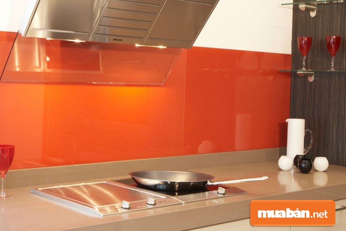 Kính laminate thích hợp dùng trong nhà bếp