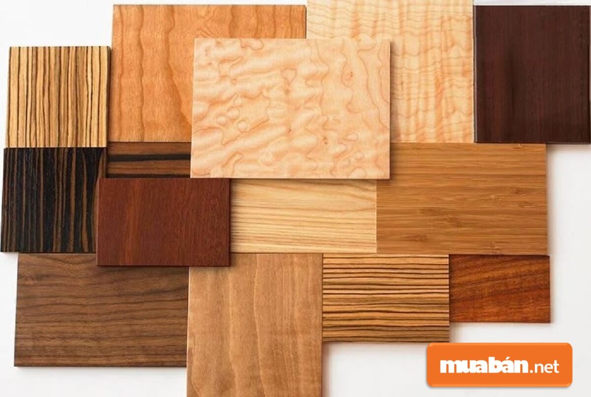 Bảng màu đa dạng của laminate.