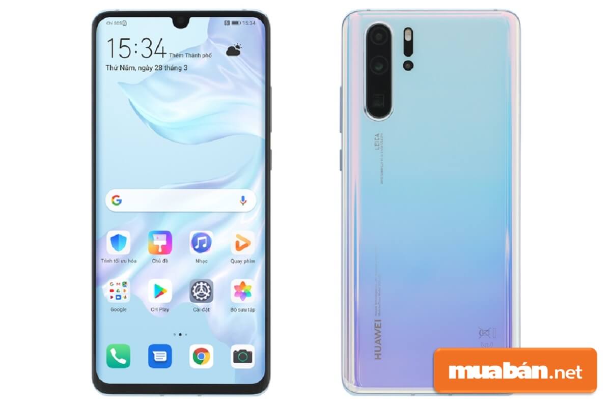 Ngoại hình của smartphone Huawei P30 Pro nhiều điểm cộng đáng gườm.