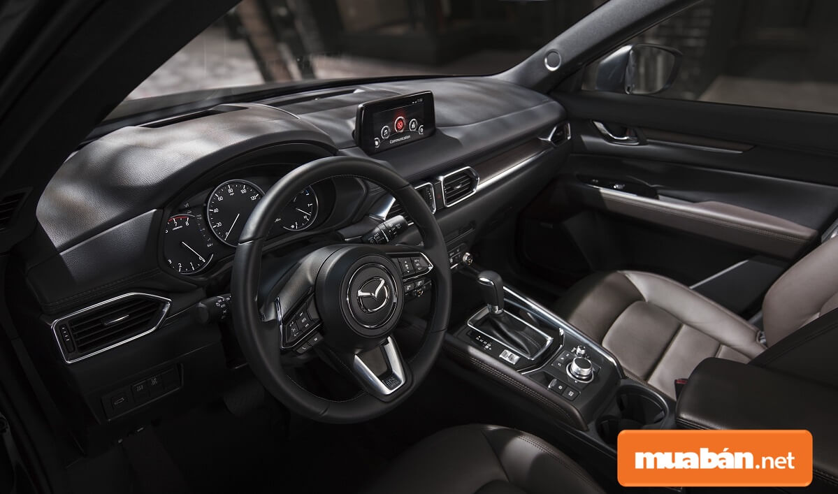 Tổng thể nội thất Mazda CX5 nội thất toát lên vẻ hiện đại, tinh tế