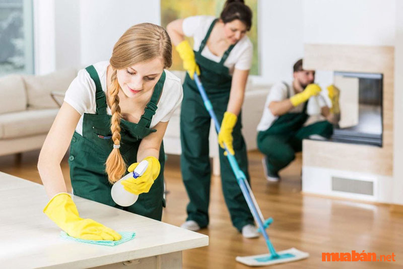 Giúp việc nhà là công việc nhẹ nhàng, phù hợp với chị em muốn kiếm thêm thu nhập
