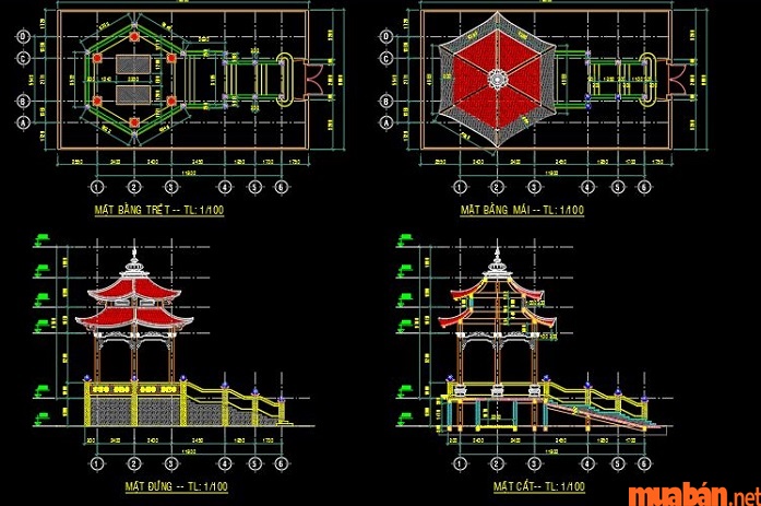 Tìm hiểu về một số bản vẽ thiết kế nhà thông dụng nhất hiện nay Thiết kế nhà lục giác thể hiện sự sang trọng và làm tăng giá trị ngôi nhà