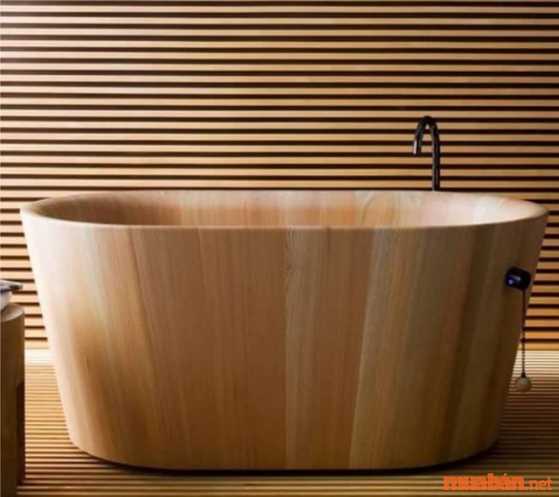 Mẫu bồn tắm ngồi kiểu Nhật