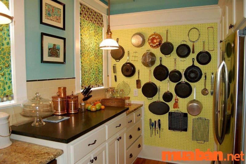 Một gợi ý decor phòng bếp đầy màu sắc, khiến nhiều người thích thú