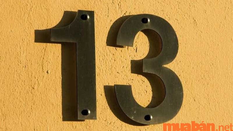 Số 13 được nhiều nhận định là con số xấu.