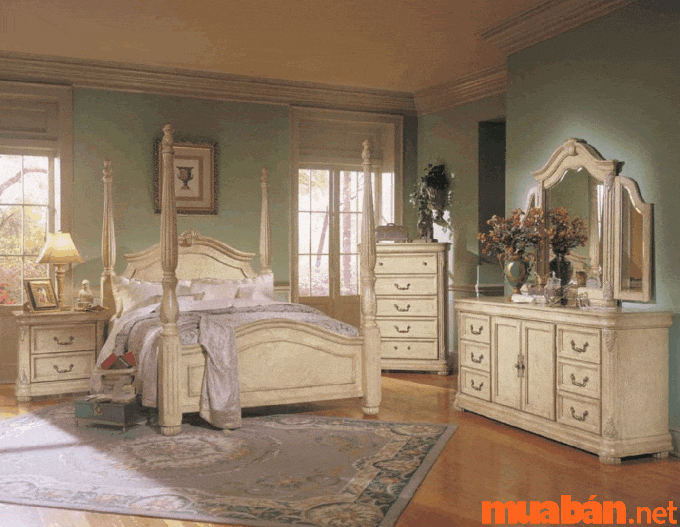 Phong cách vintage cũng rất được đánh gái cao khi decor phòng ngủ chill cho nữ