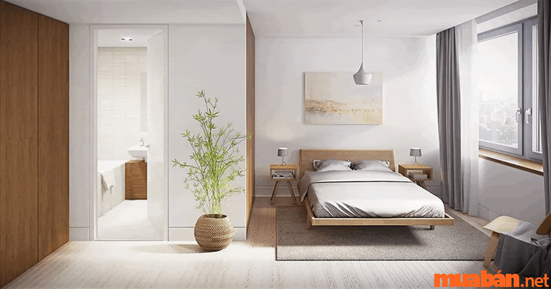 Việc tối giản nội thất cũng rất được chú trọng để decor phòng ngủ nhỏ chill