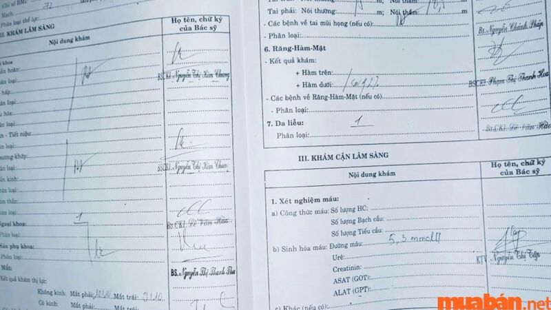 Hướng dẫn làm giấy khám sức khỏe nhanh để xin việc 4 giay kham suc khoe 4