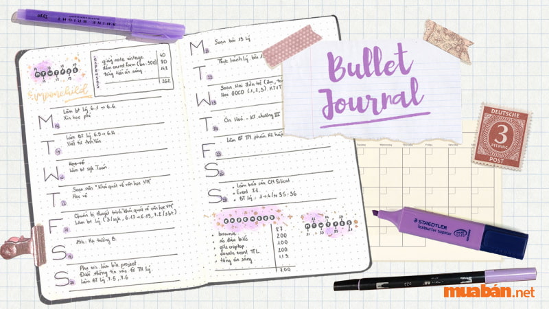 Hướng dẫn cách dùng Bullet Journal