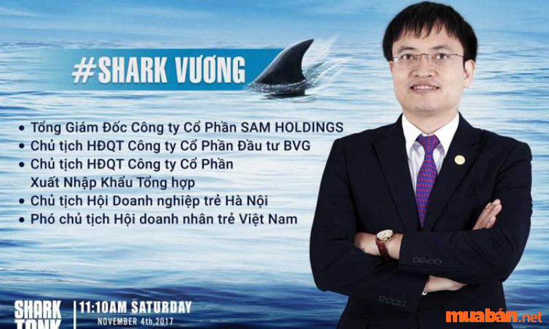 Cập nhập thông tin tiểu sử Shark Vương năm 2022