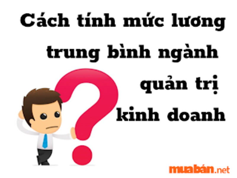 Cách tính mức lương trung bình ngành quản trị kinh doanh