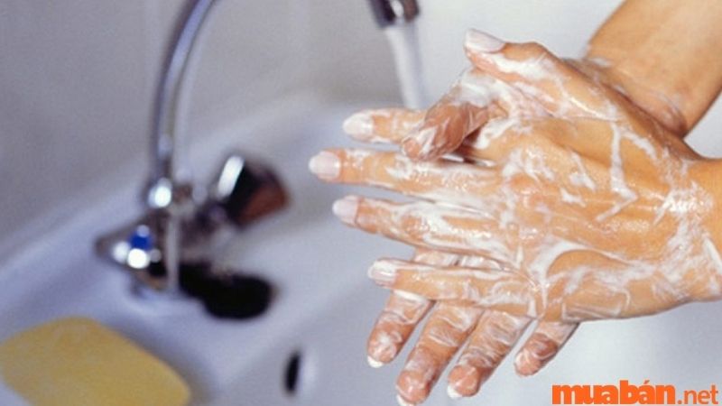 Chỉ cần thực hiện rửa tay giống như đang dùng xà bông hay nước rửa tay bình thường
