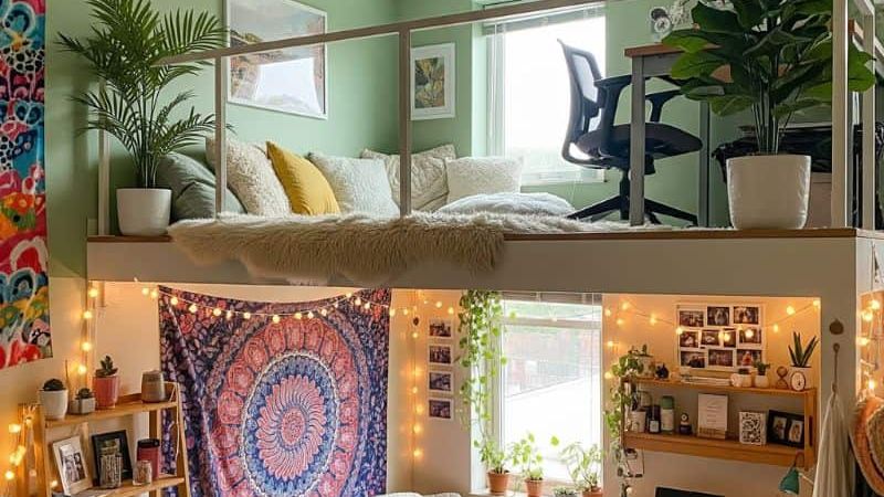 Hướng dẫn "lột xác" phòng trọ có gác lửng đẹp, chi phí rẻ Mẫu phòng trọ có gác lửng phong cách tối giản