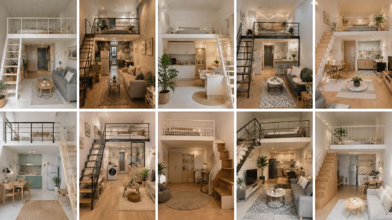 Hướng dẫn "lột xác" phòng trọ có gác lửng đẹp, chi phí rẻ Decor gác lửng làm không gian nghỉ ngơi ấm cúng