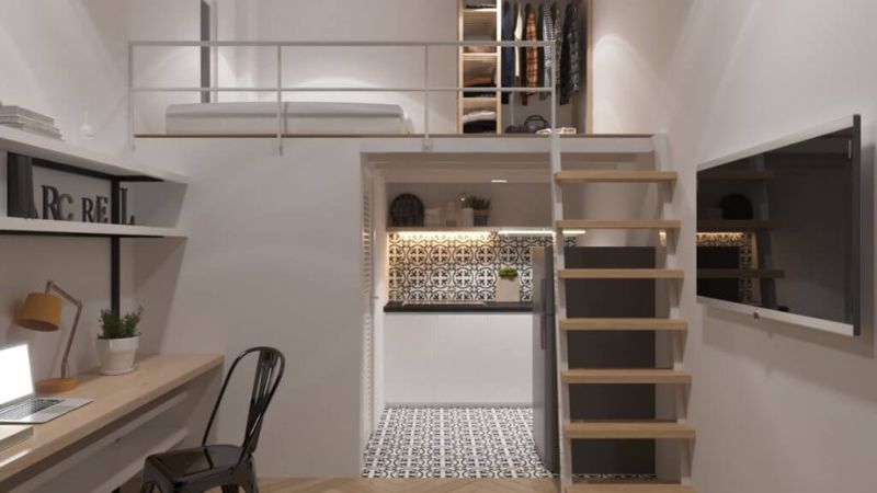 Hướng dẫn "lột xác" phòng trọ có gác lửng đẹp, chi phí rẻ Kiểm tra khả năng chịu lực và các yếu tố an toàn