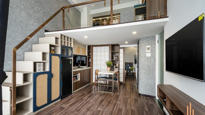 Hướng dẫn "lột xác" phòng trọ có gác lửng đẹp, chi phí rẻ Ý tưởng decor phòng trọ có gác lửng nhỏ gọn