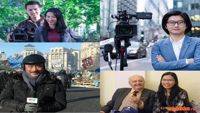Hình ảnh một số phóng viên thường trú của Đài truyền hình Việt Nam tại nước ngoài