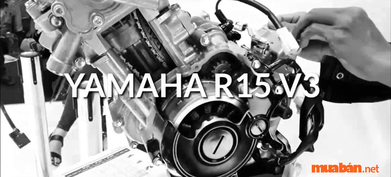 Động cơ trên chiếc Yamaha R15 V3 lên đến 19 mã lực