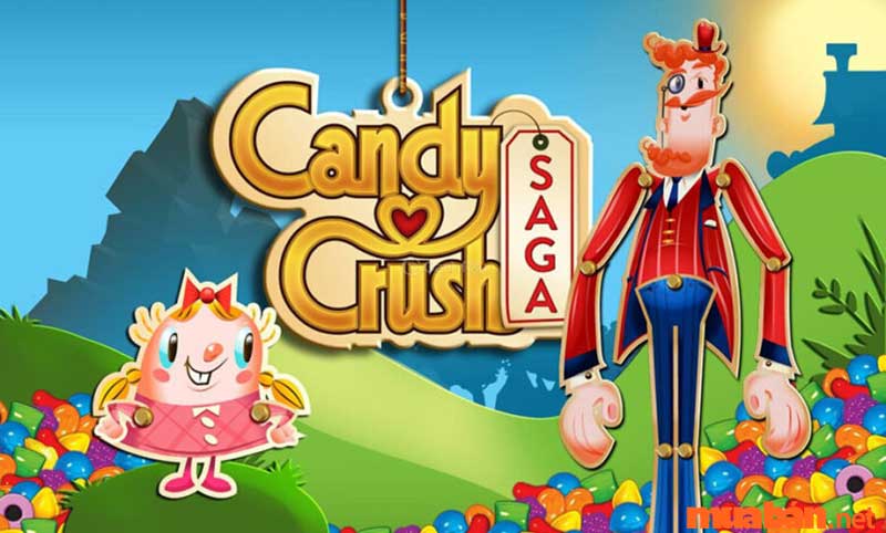 Candy Crush Saga là tựa game offline hay cho android mà người chơi cần tìm kiếm những viên kẹo có màu sắc giống nhau