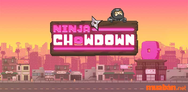 Ninja Chowdown là game offline hay cho android sở hữu lối chơi nhanh