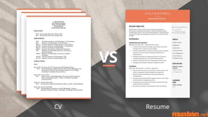 Cv resume là gì? Giữa hai thuật ngữ có gì khác biệt