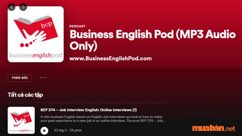 Business English Pod phù hợp với những người đang học tập và làm việc có liên quan đến việc sử dụng tiếng Anh các chuyên ngành như kinh doanh, kinh tế. Các bài audio chủ yếu xoáy sâu vào các tình huống kinh doanh được cấu trúc từ cơ bản đến nâng cao. Đi kèm mỗi bài chính là câu đố chứa đựng đầy đủ nội dung, những câu nói tạo động lực thúc đẩy người học.