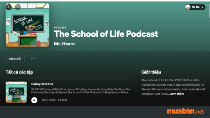 Sẽ thậy đặc biệt đối với những ai đang quan tâm đến tâm lý học, cái tên The School of Life chính là sự lựa chọn tuyệt vời nhất lúc này. “The School of Life” – nơi đem đến cho bạn những bài học sâu sắc, những video kiến thức, những giá trị cuộc sống đời thường. Đây là một kênh Podcast rất ý nghĩa dành cho những ai muốn được "khai sáng" các kiến thức liên quan đời sống tinh thần.