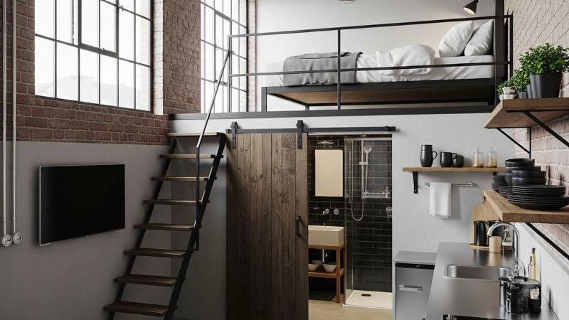 10 cách bố trí phòng trọ 12m2 đẹp, gọn gàng, tối ưu không gian Bố trí phòng trọ 12m2 cho 2 người vẫn gọn gàng, tiện nghi