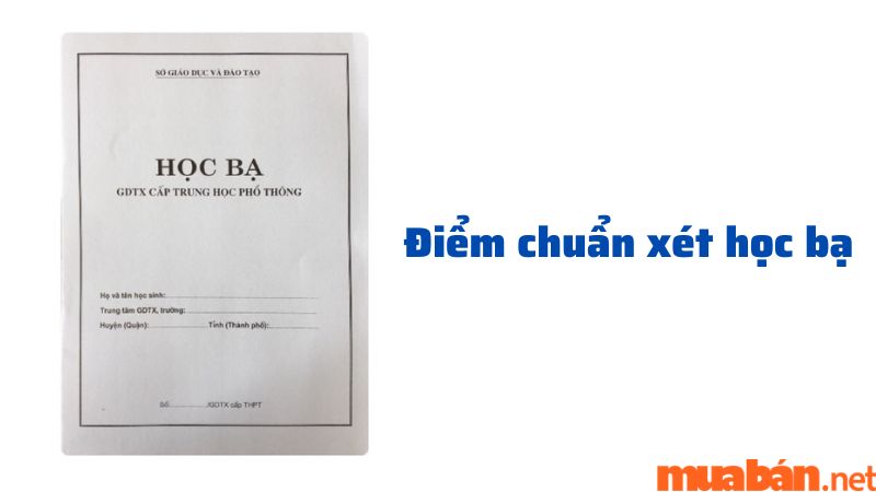 Điểm chuẩn xét tuyển theo học bạ trường Đại học Tài nguyên và Môi trường