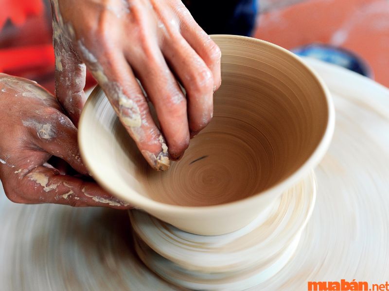 Quy trình tạo hình của nghề làm gốm 