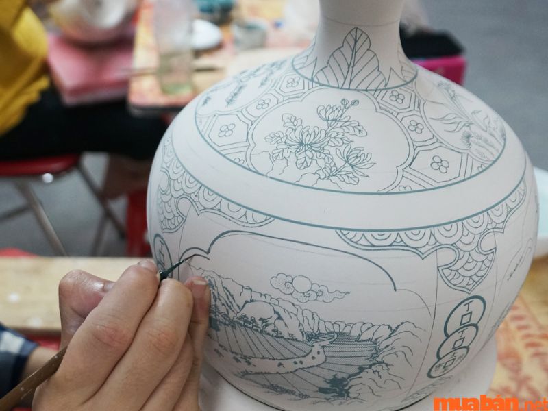 Phương pháp vẽ của nghề làm gốm