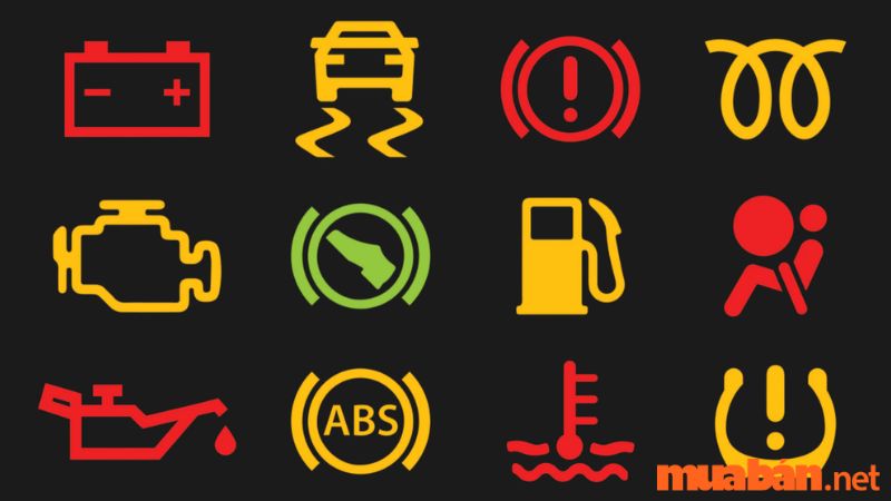 Thế nào là đèn cảnh báo nguy hiểm trên ô tô màu đỏ