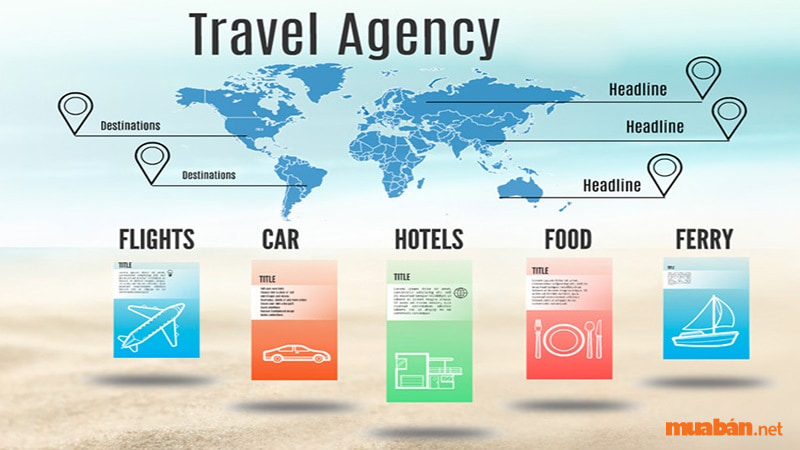 công việc chính của Travel agency là gì?