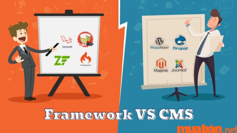 Khác biệt giữa CMS và Framework là gì?