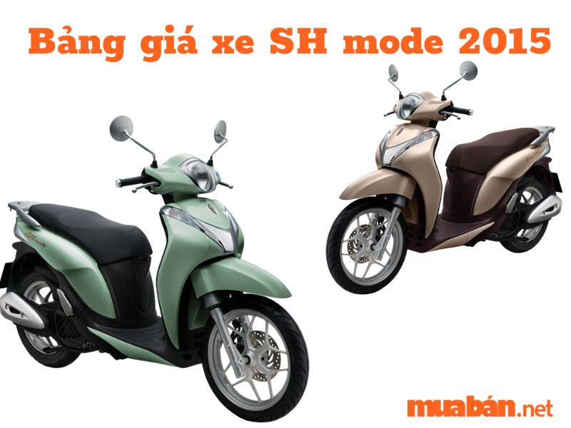 Đánh giá SH Mode 2015  Giá xe và chi tiết hình ảnh  2banhvn