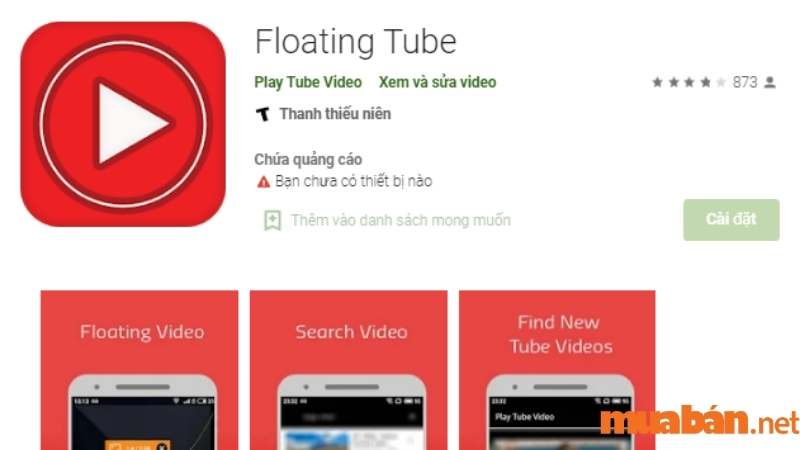 Ứng dụng Floating Tube