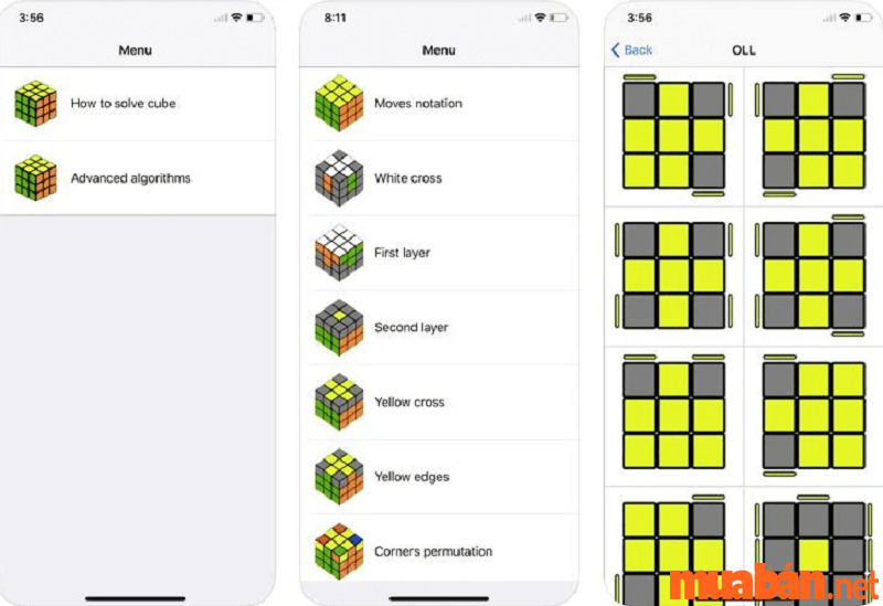 Ứng dụng Guide For Rubik’ Cub