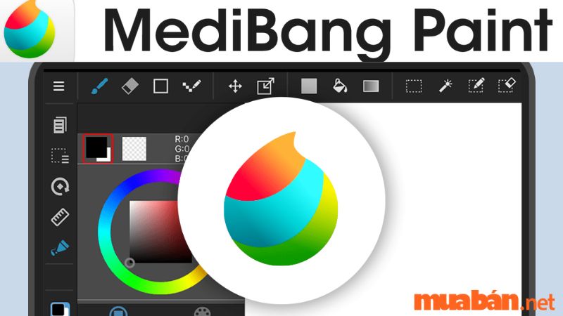 Giao diện app Medibang - Top 10 app vẽ trên máy tính