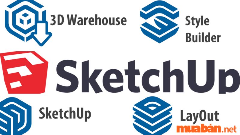 Giao diện app SketchUp - Top 1 app vẽ trên máy tính