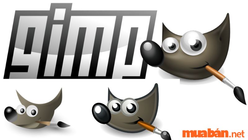 Giao diện app Gimp - Top 3 app vẽ trên máy tính