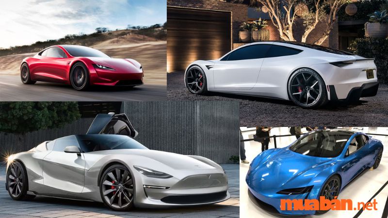 Vài mẫu Xe điện Tesla Roadster