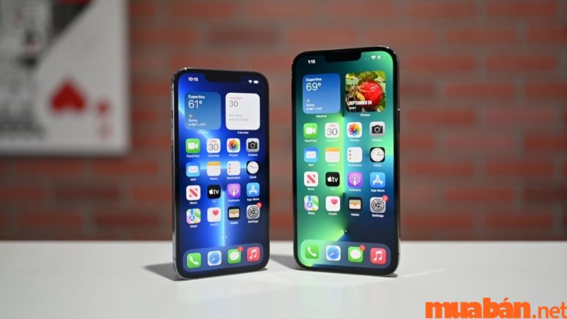 So sánh iphone 13 và 13 pro về màn hình
